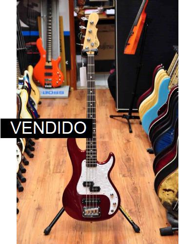 G&L Tribute SB-1 Bordeaux Red Metallic